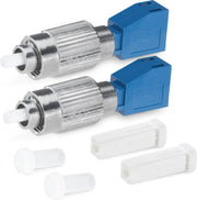 kwmobile 2x FC naar LC optische adapter - Set van 2 - 2