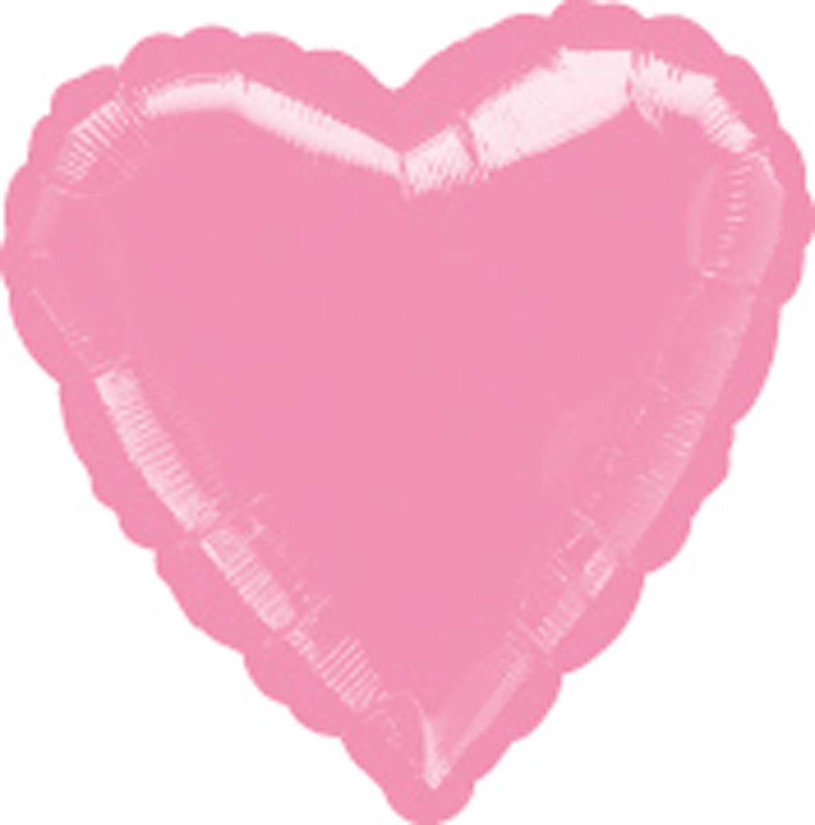 Anagram Folieballon Hart 57 X 50 Cm Metallic Roze