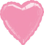Anagram Folieballon Hart 57 X 50 Cm Metallic Roze