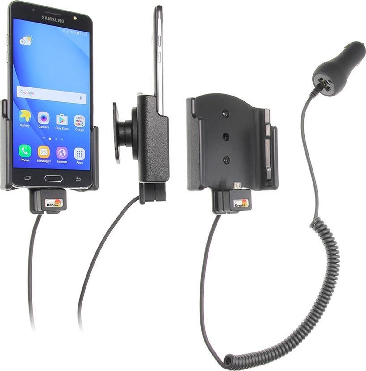 Brodit 512944 houder Mobiele telefoon/Smartphone Zwart Actieve houder
