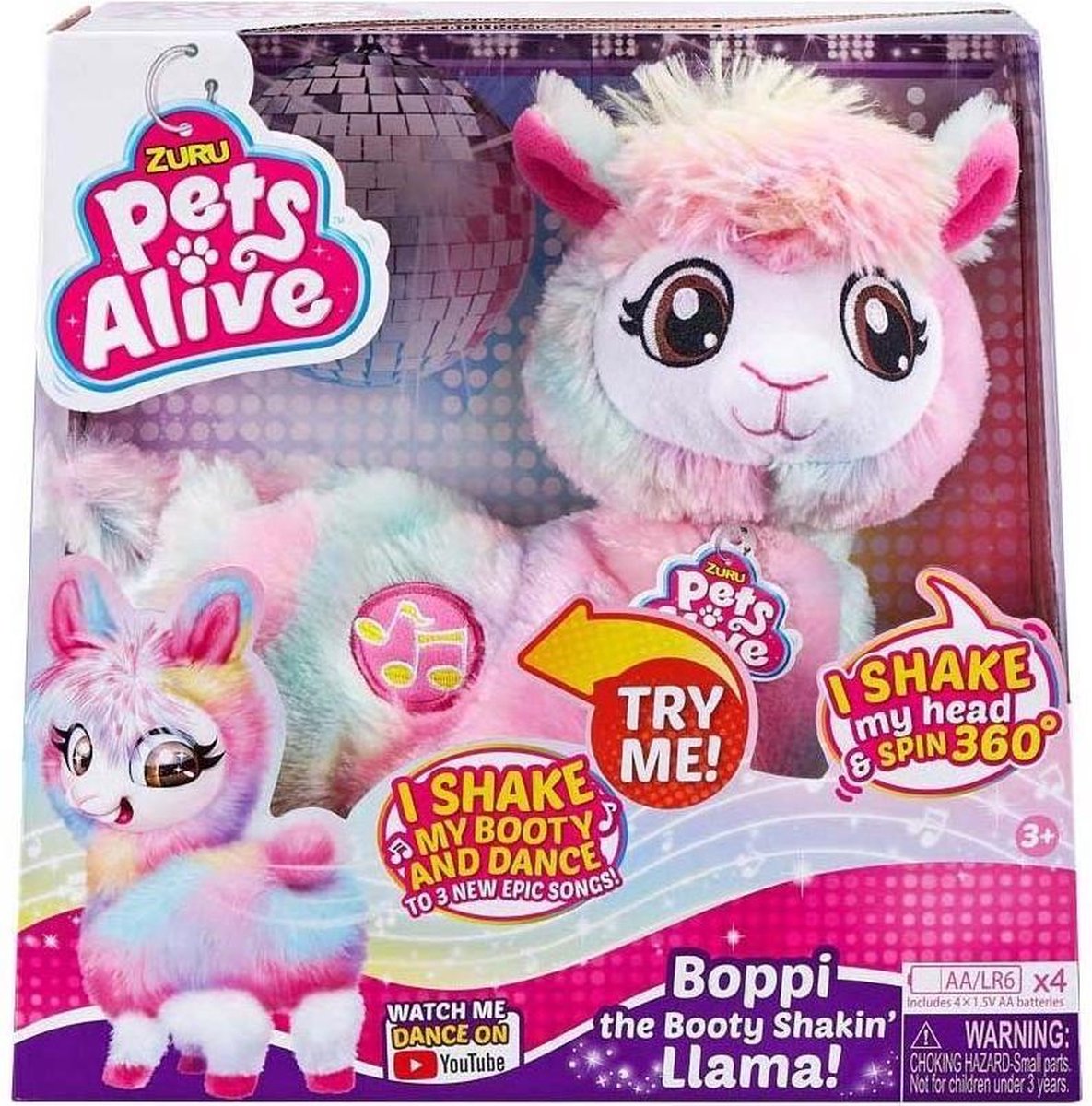 Pets Alive - Dancing Lama - Rainbow (30155)