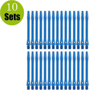 Aluminium Dart Shafts - Blauw - Short - (10 Sets)