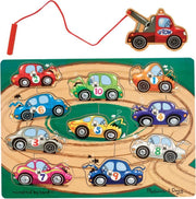 Melissa & Doug - Magnetic Wooden Game - Tow Truck