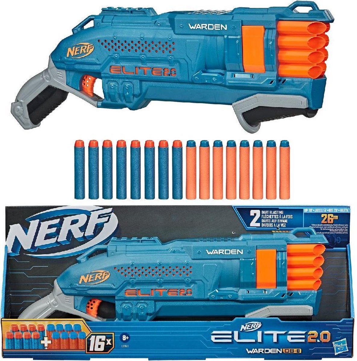 Nerf Elite 2.0 Warden DB 8