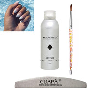 GUAPÀ® acryl liquid set van professionele kwaliteit | acryl vloeistof |acrylic monomer | acryl penselen | 100 ml