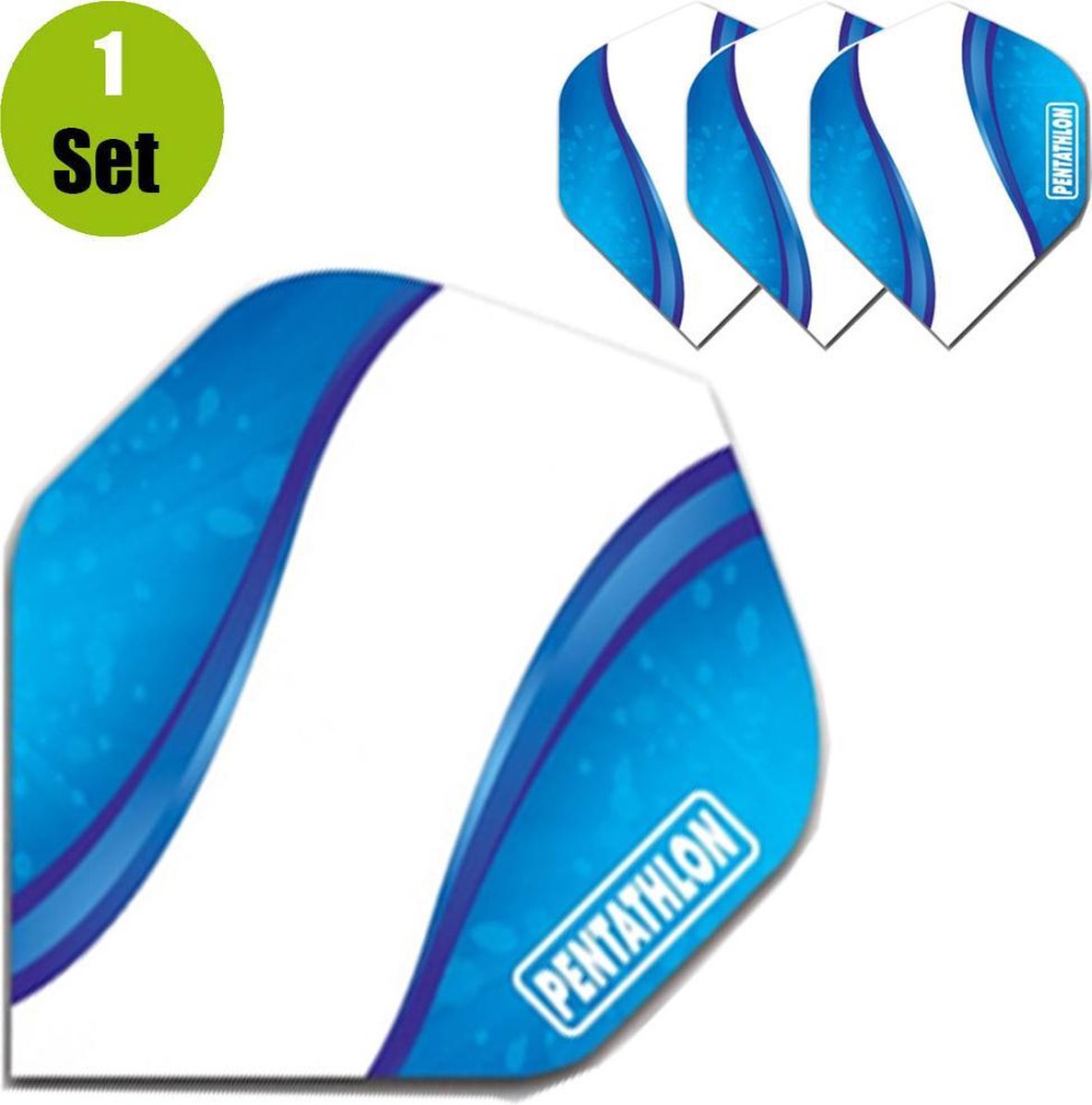 Pentathlon Vizion Spiro Dartflights - Blauw- ()