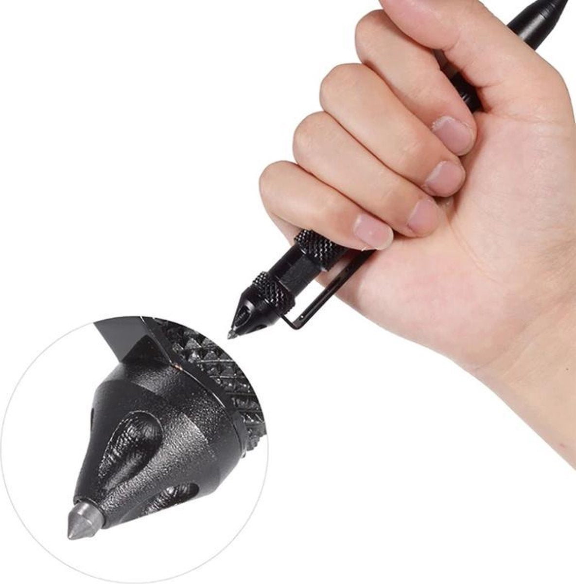 Tactische Pen - Tactical Pen - Zelfverdediging - Glasbreker - Vliegtuig Aluminium - Wolfraam