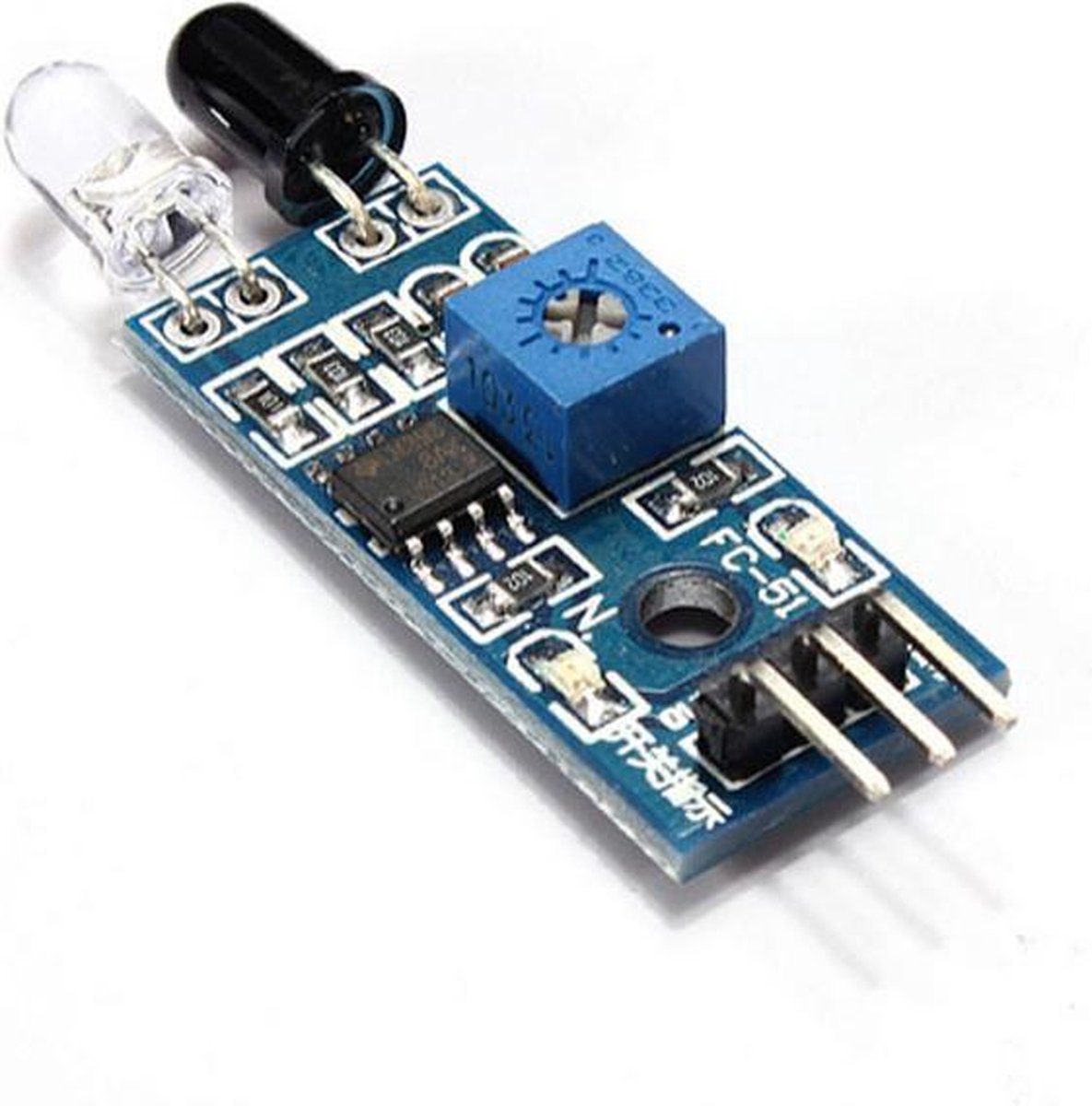 IR obstakel vermijden sensor voor Arduino Smart Car 3-draads