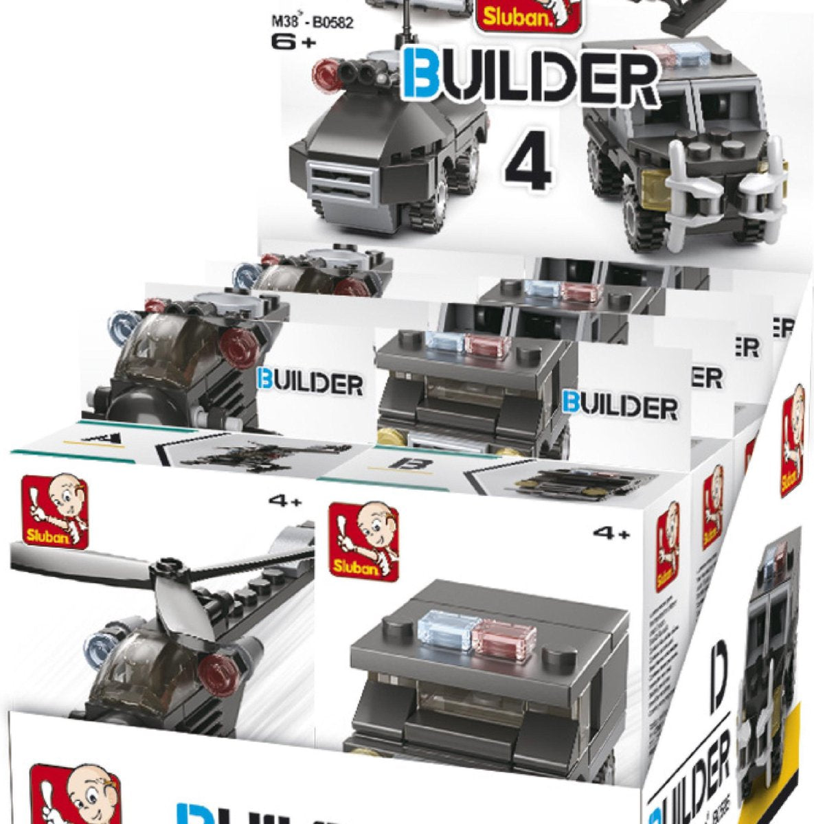 Sluban Builder: Display 8 Politie (m38-b0595)