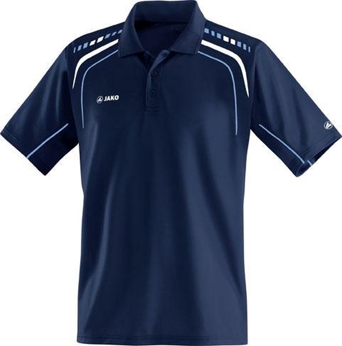 Jako Polo Champion - Sportpolo -  Heren - Maat 34 - 36 - Donkerblauw;Wit