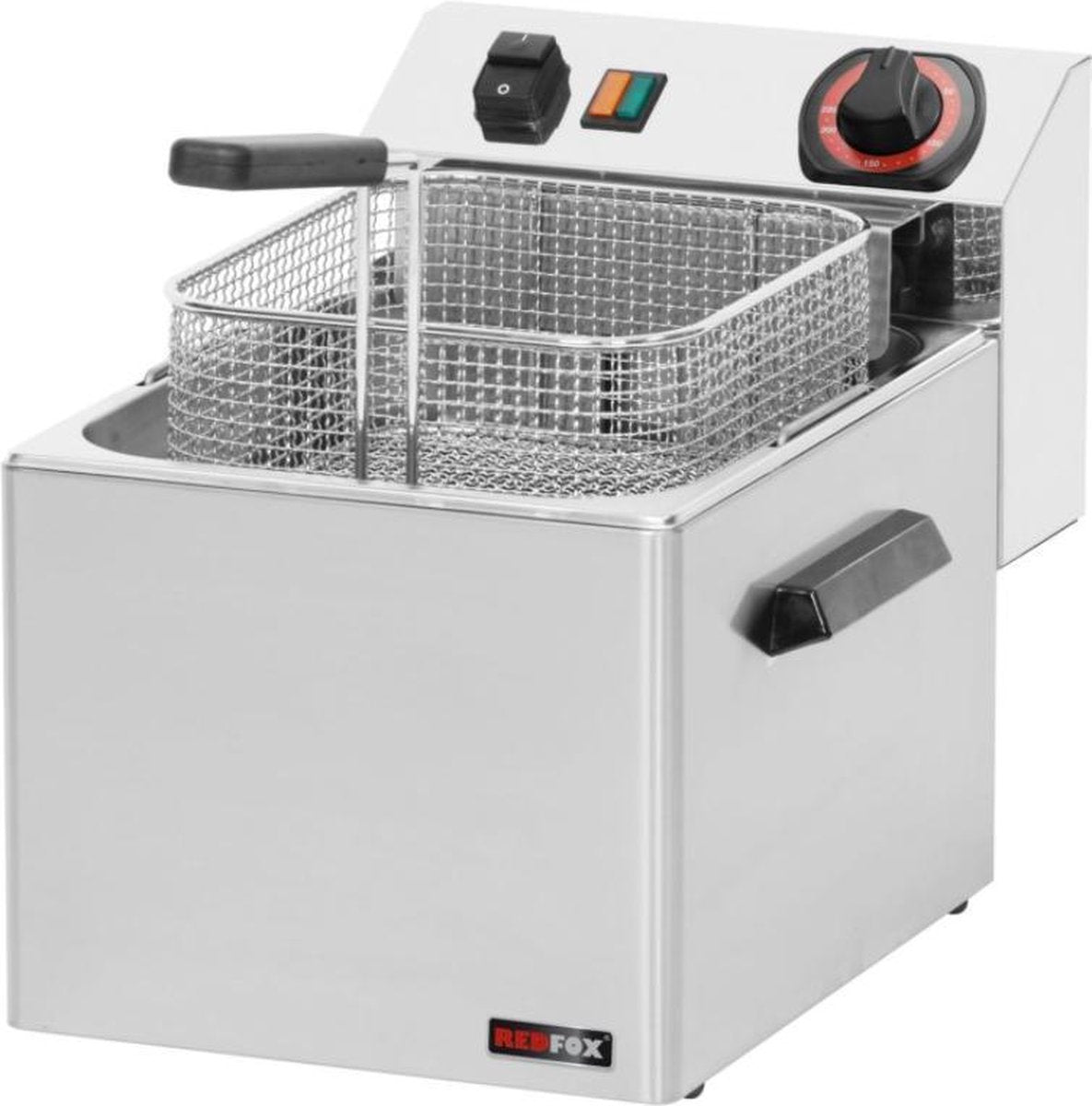 RED FOX Professionele Friteuse 1 x 8L. - 3.4 kW