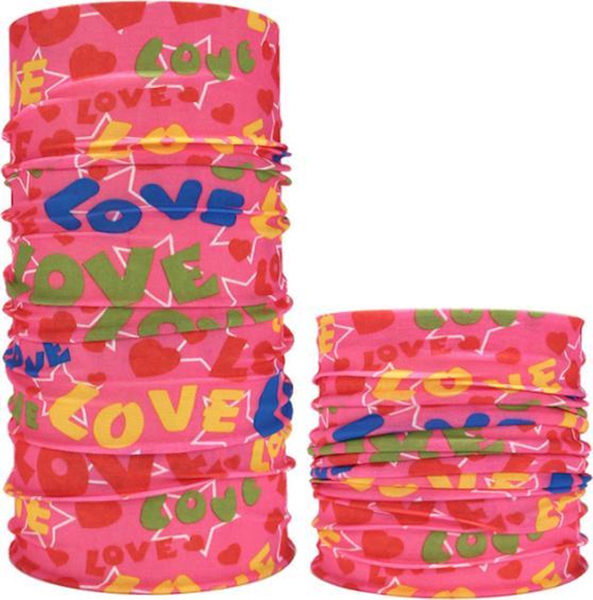 Airsoft – paintball / buitensport gezichtsbedekking Roze en andere kleuren met tekst LOVE (31293)