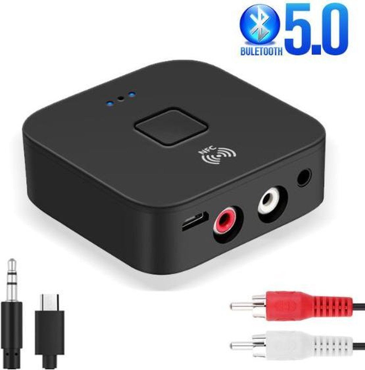 Bluetooth Audio Ontvanger - Draadloze audio adapter - Receiver voor bureau