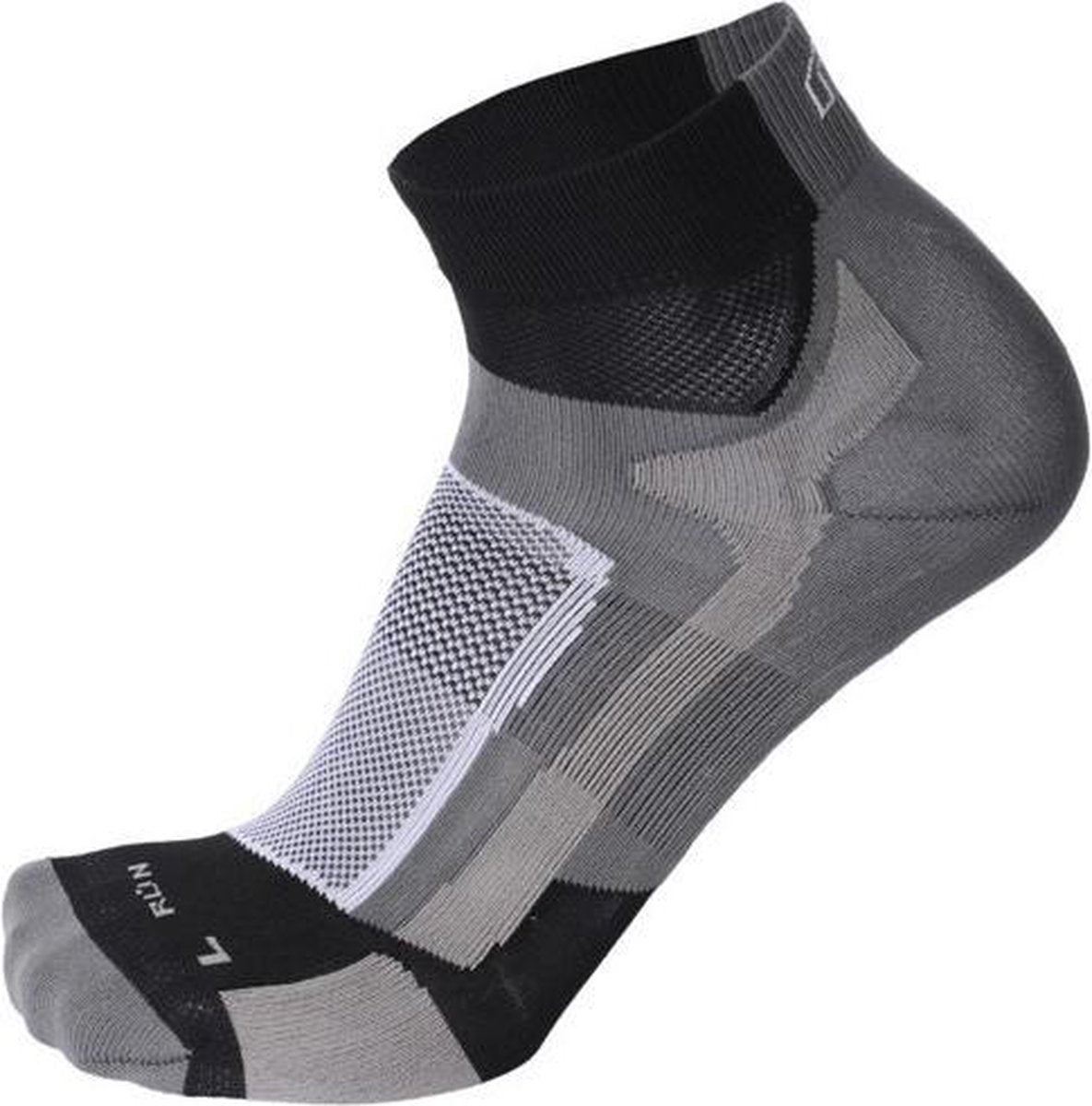 Mico Run Halfhoge Hardloopsokken Zwart Maat M