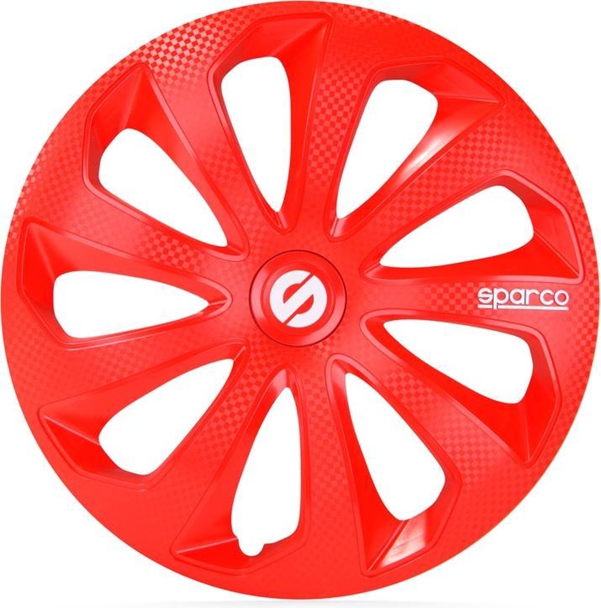 Sparco Wieldoppen 14 inch Sicilia Rood - ABS