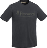 Pinewood Outdoor Life T-Shirt - Dark Navy - Outdoorshirt - 100% Biologisch Katoen - Unisex