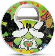 Disney - Love Flessenopener Rond -Mickey and Minnie Mouse