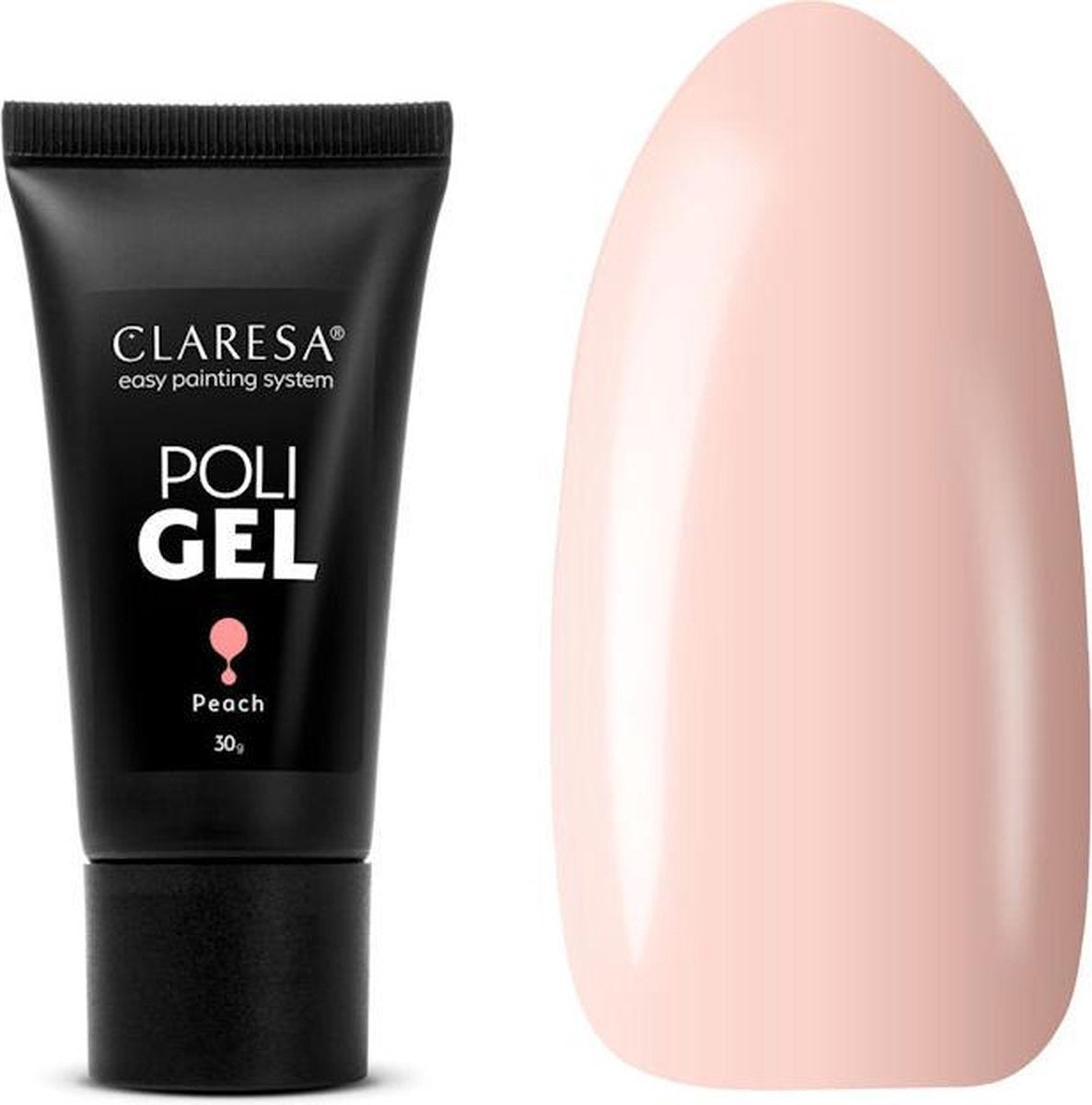 Claresa Polygel - Polyacryl Gel Peach 30g.