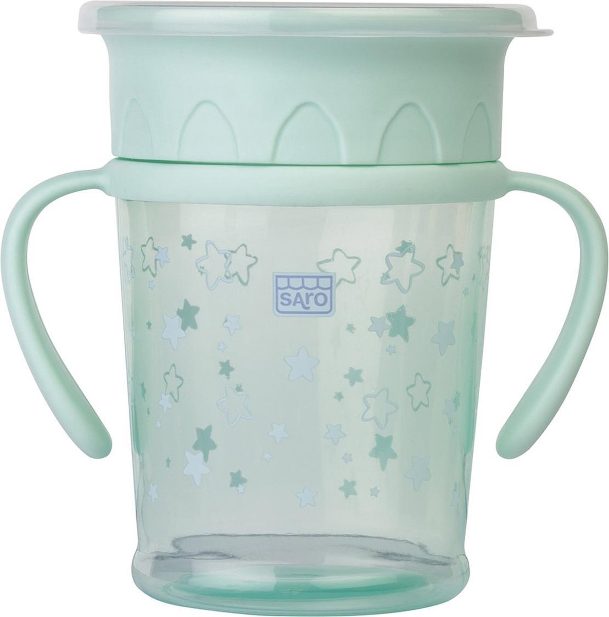 Saro Drinkbeker 360° Anti-mors Amazing Cup Met Handvat Groen