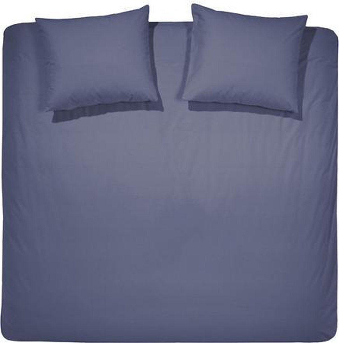 Dekbedovertrekset katoen 200 x 200/220 (48) dark blue uni Damai