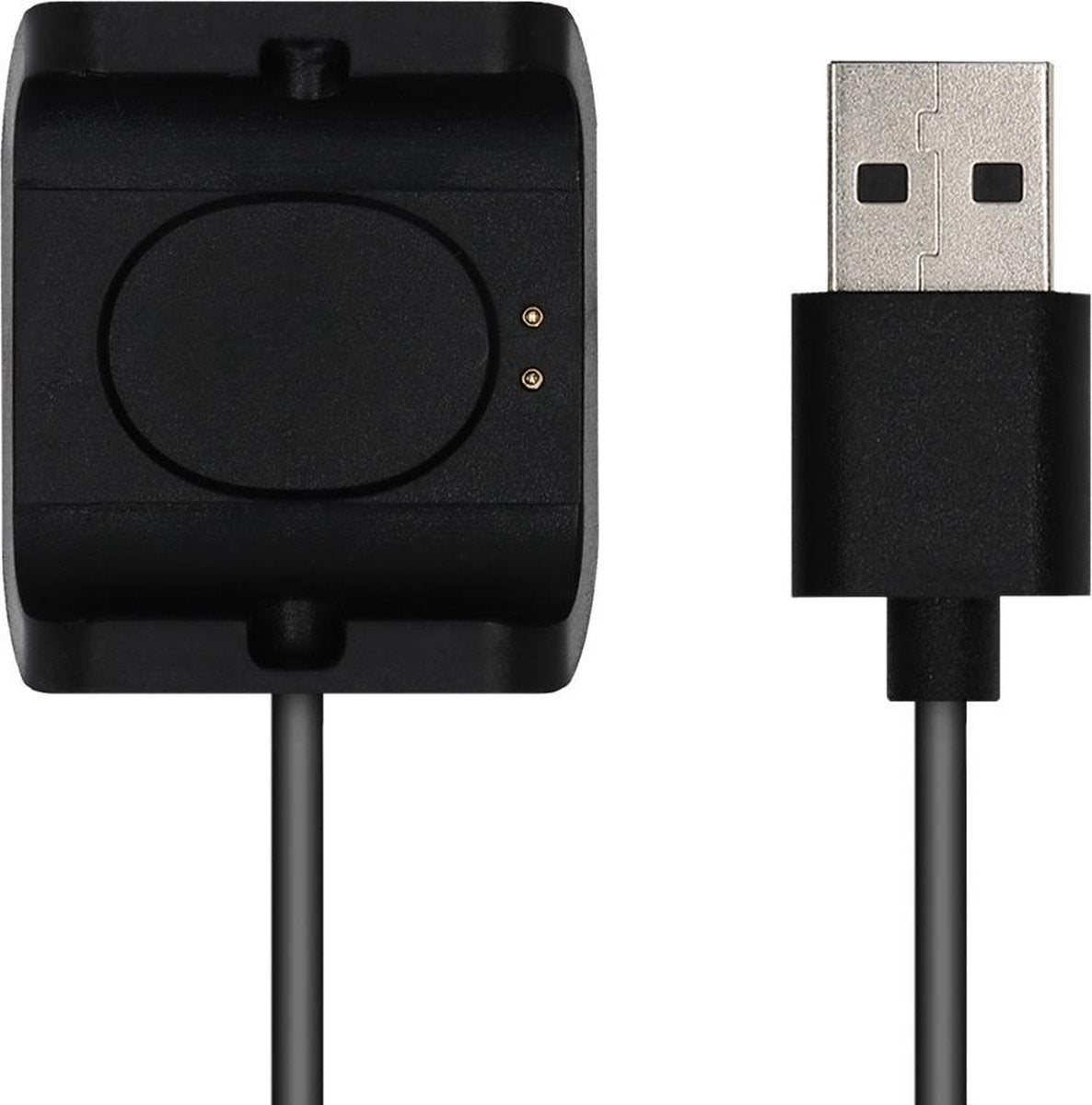 kwmobile USB-oplaadkabel voor Huami Amazfit Bip S (A1805/A1916) - kabel voor fitnesstracker - zwart