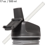 Hidrate Steel Grey 17oz/500ml Straw Lid