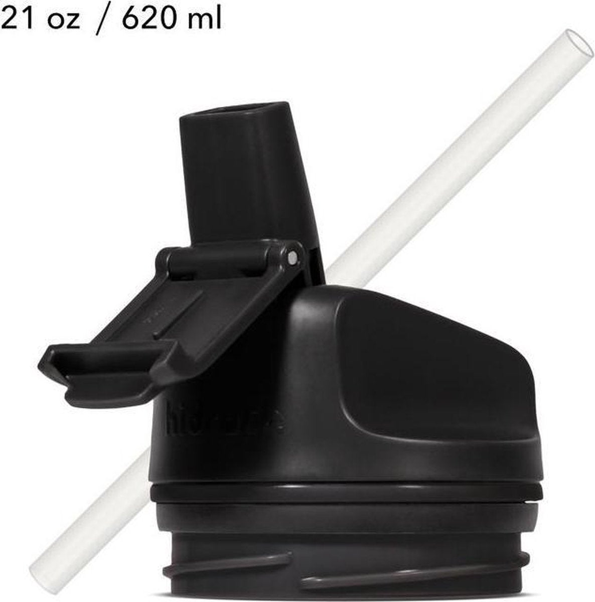 Hidrate Steel Black 21oz/620ml Straw Lid