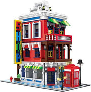 Wange 6311 Architecture Corner Store Hoekwinkel - 2332 Bouwstenen - Lego Compatibel - Bouwdoos