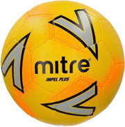 Mitre Voetbal Impel Plus Polyurethaan Geel/zilver/oranje Maat 3