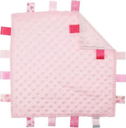 Soft Touch Knuffeldoekje Met Labels Roze 35 Cm