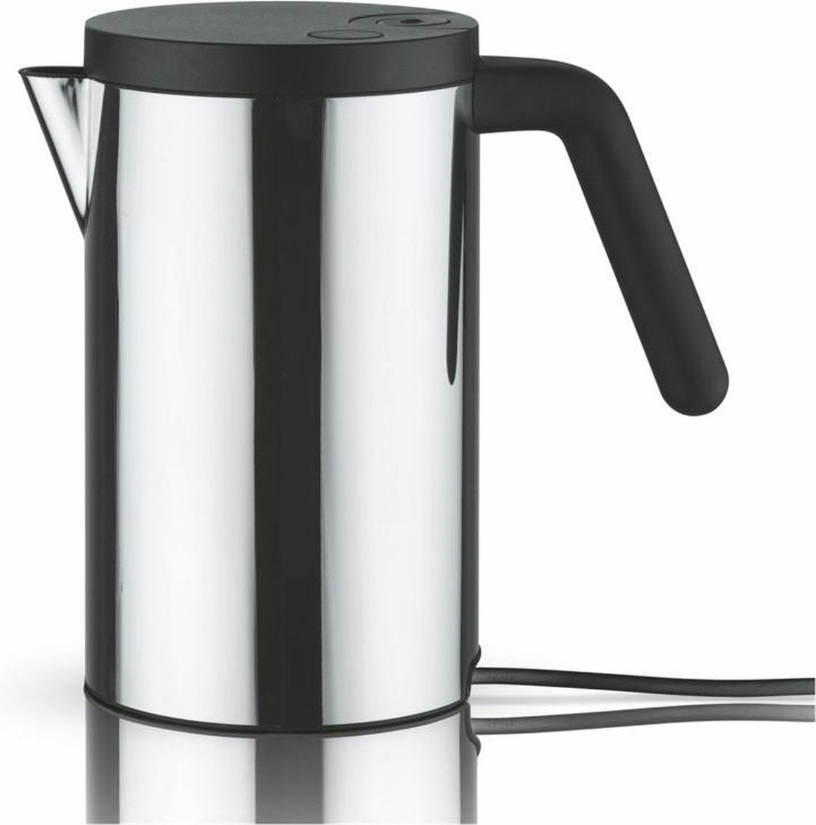 Alessi Hot It Waterkoker 800 ml - rvs/kunststof - zwart