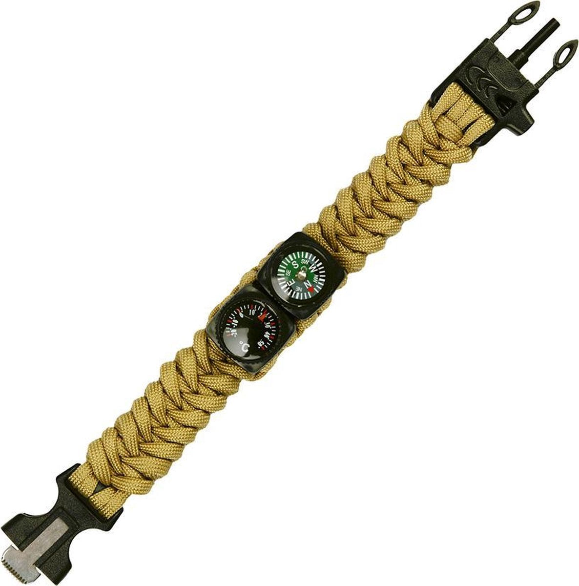 101inc Paracord survival combi 9 inch Coyote