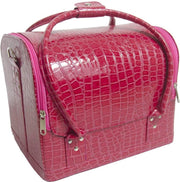 Luxgoods Make up koffer- make up organizer- beautycase -Roze -Make-upkoffer- multifunctionele koffer- make-upkoffer- sieradenkoffer- kapperskoffer- afneembare schouderriem- klassieke Roze beautycase