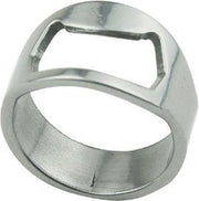 Ring Bieropener Flessenopener | Zilverkleurig