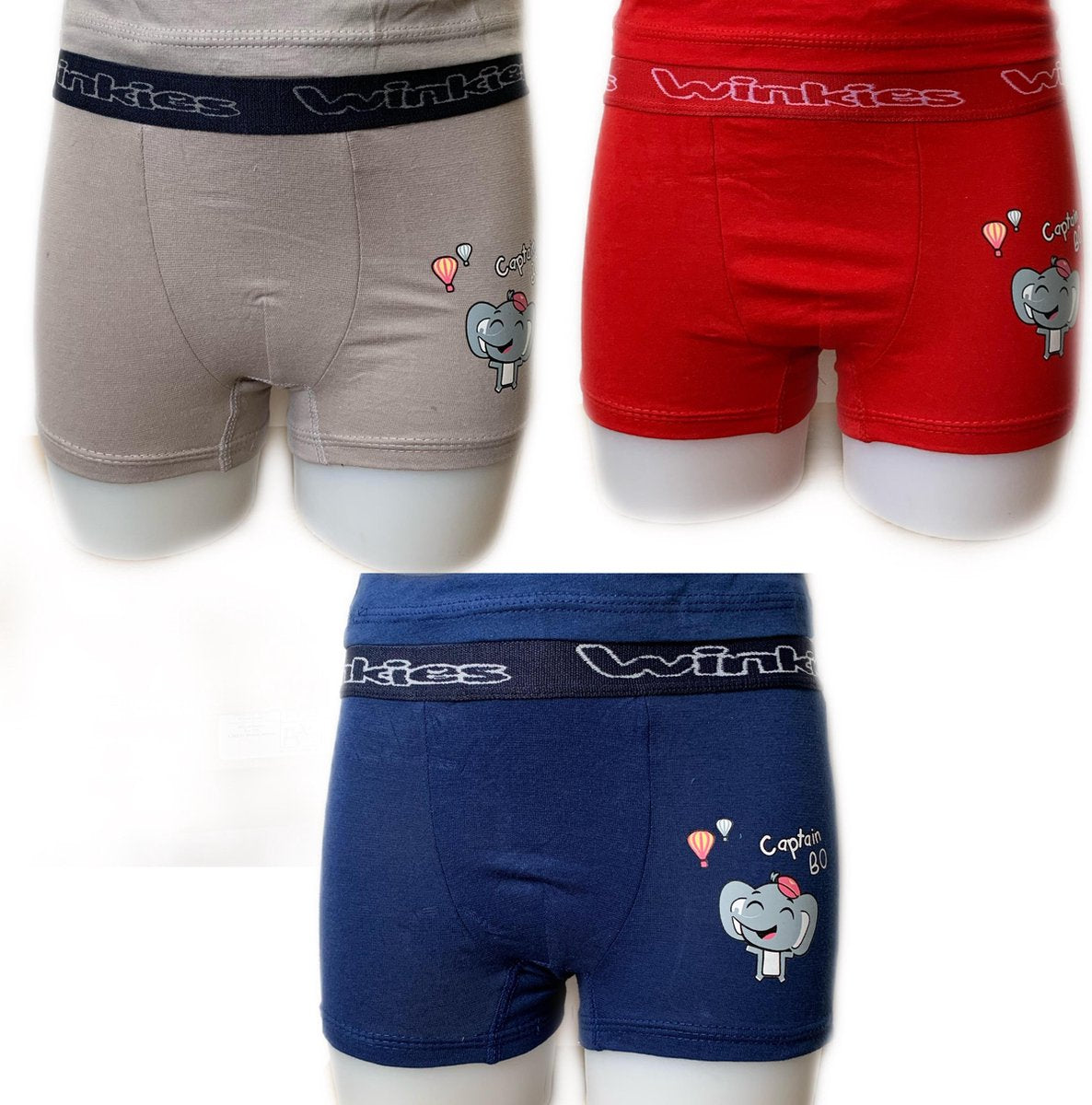 Embrator 3-pack jongens Boxershorts Bo mix maat 116/122
