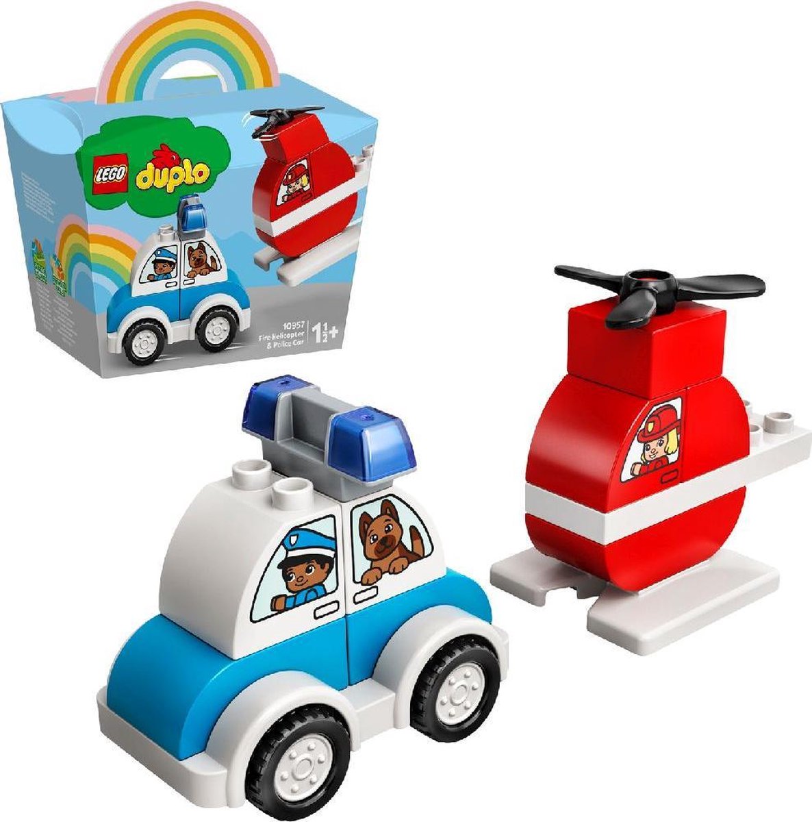 Lego 10957 Duplo Fire Helicopter & Police Car