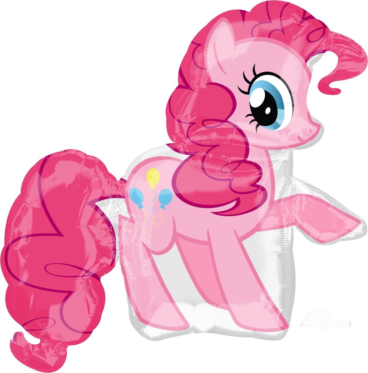AMSCAN - Aluminium My Little Pony Pinkie Pie ballon - Decoratie > Ballonnen