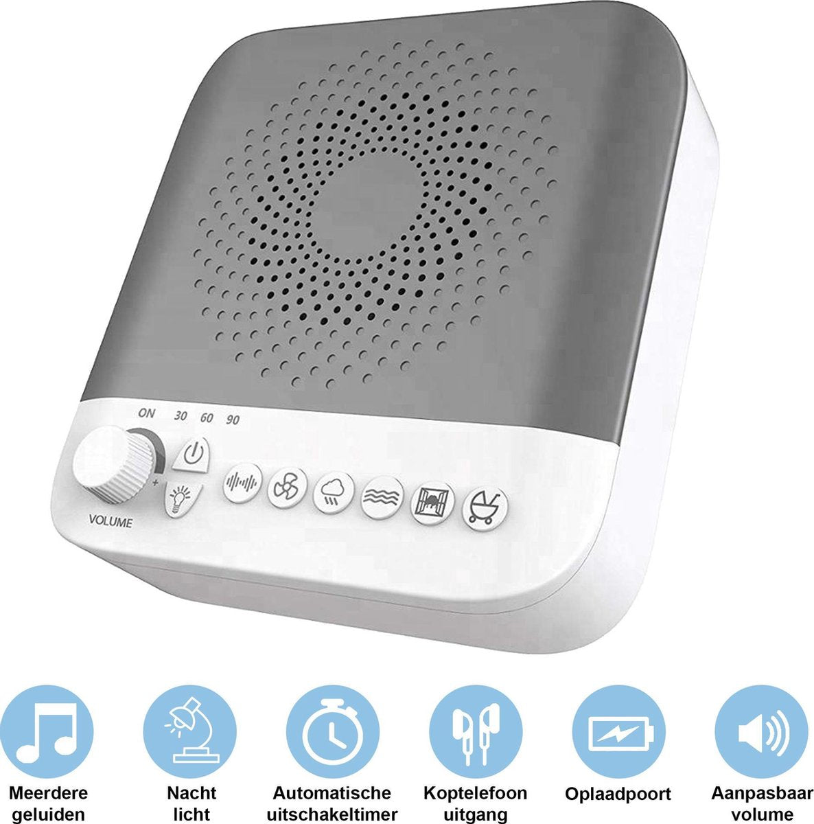 Avenq White noise machine - Witte ruis apparaat geschikt voor baby's