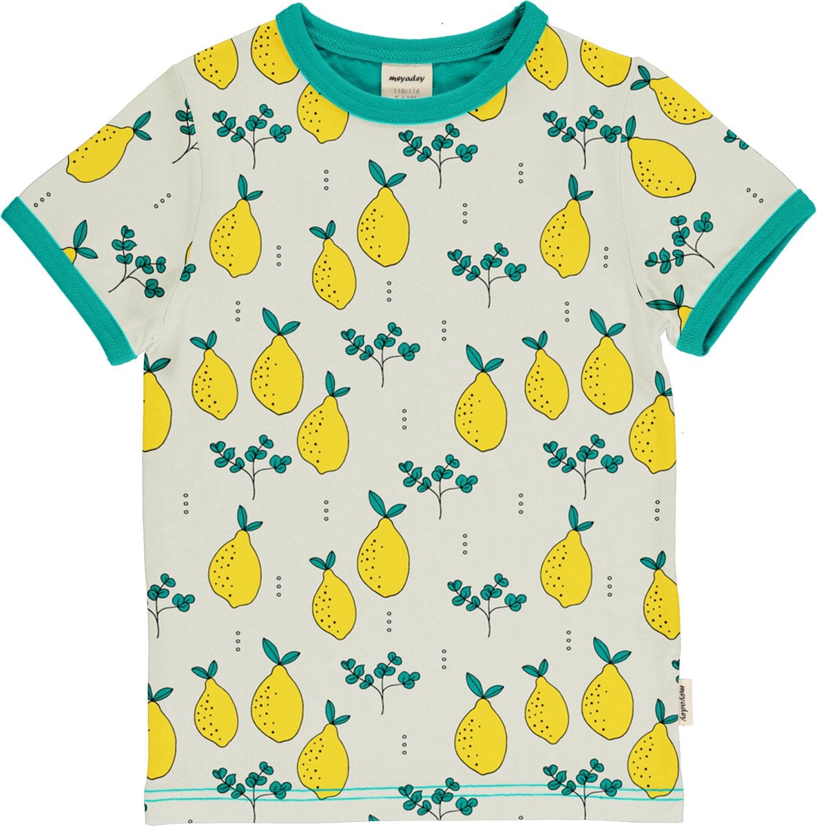 Meyadey T-shirt SS |LEAFY LEMON| Maat 74/80