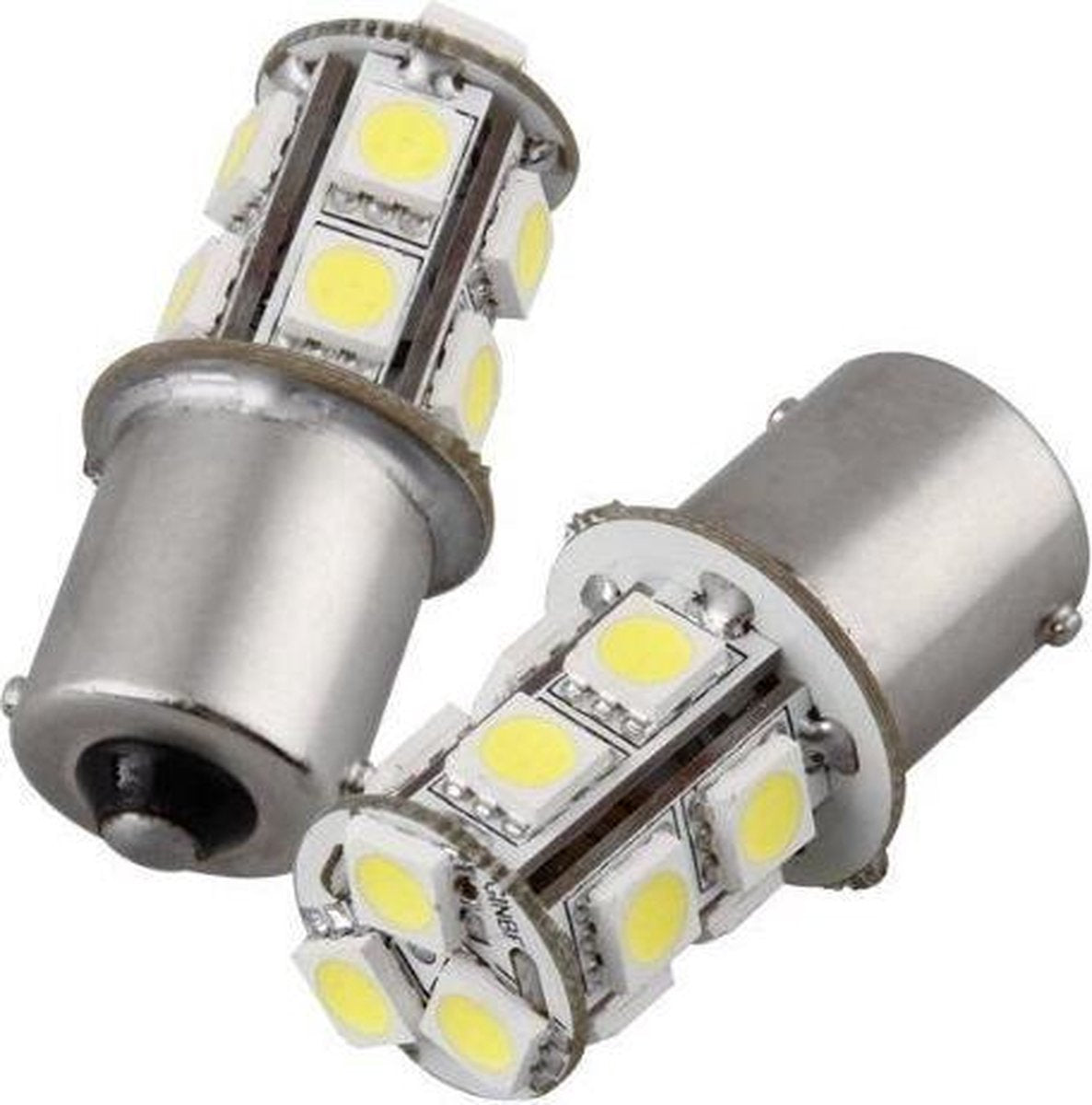 (BA15S) 1156 - 5050 - 13 smd -  24V - wit