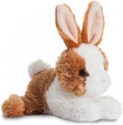 Aurora Knuffel Mini Flopsie Konijn Bruin-wit 20