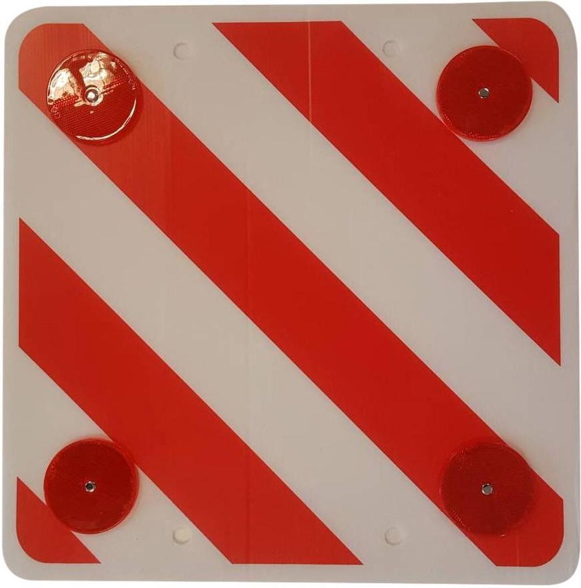 Markeringsbord uitstekende lading 50x50 cm - FOAM - inclusief reflectoren