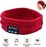 TDR - Sport hoofdband met Bluetooth - Geïntegreerde afneembare speakers (koptelefoon functie) - Oplaadbaar via USB - Afspelen Muziek - Bellen - Rood