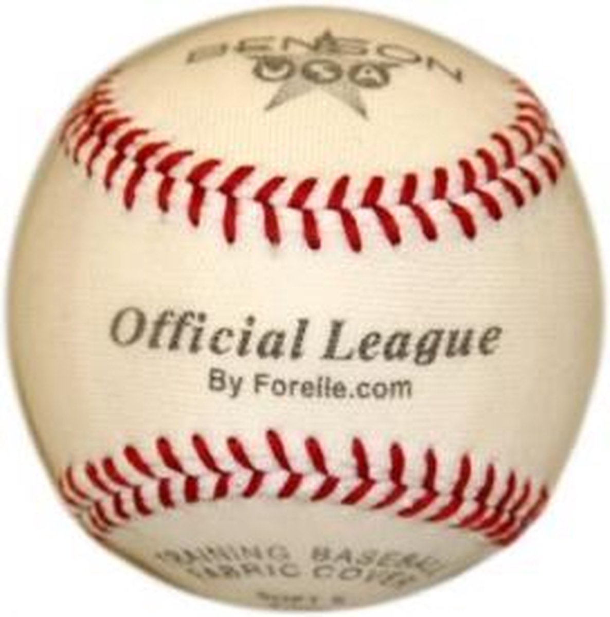 Benson Soft-S 11 inch Training Softball with Fabric Cover - White