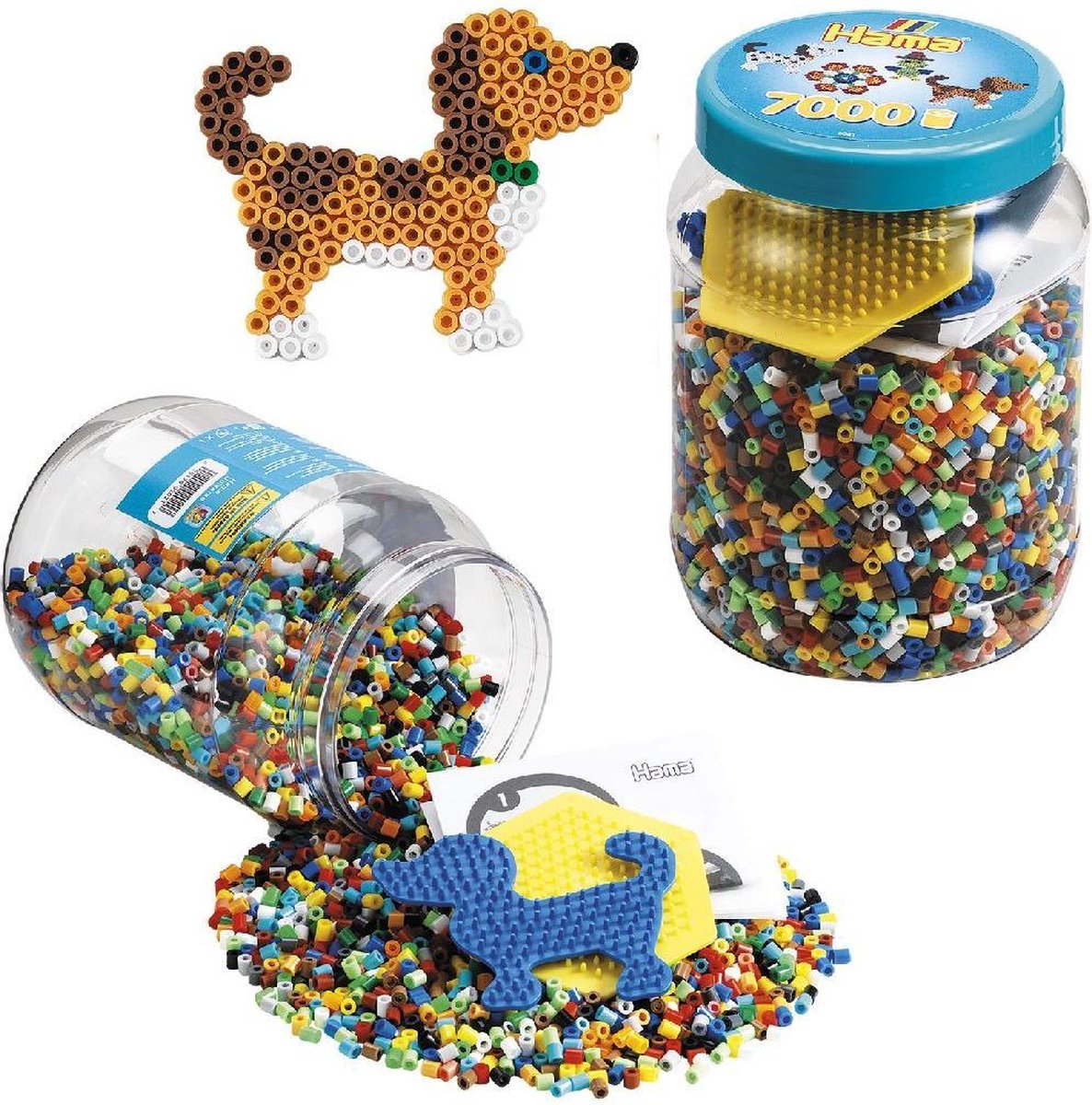Hama 2021 Tub 7000 Beads And Pegboards