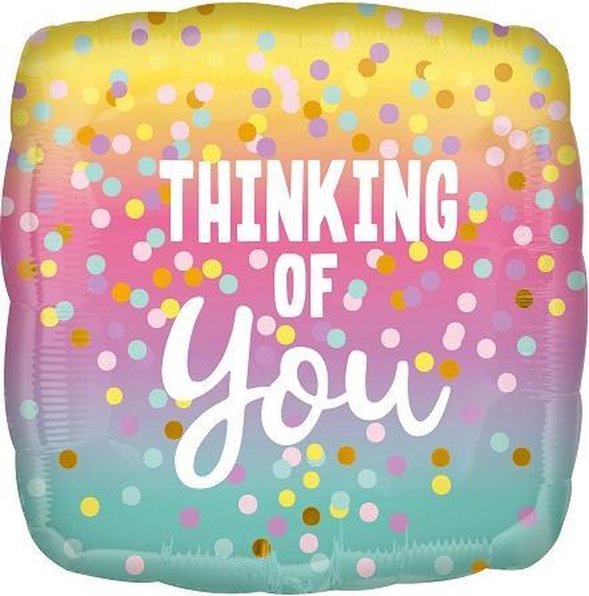 Folieballon thinking of you