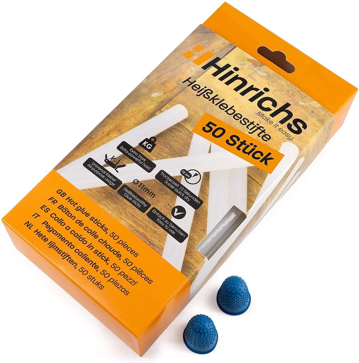 LIJMPATRENEN 11 mm - ZINAPS 50 hete lijmsticks