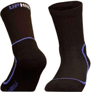 Uphillsport Sokken Kevo Junior Coolmax Zwart/blauw Maat 37-39