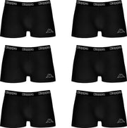 Kappa – boxershort heren – 6 stuks – zwart – boxers heren – maat L – boxershorts heren