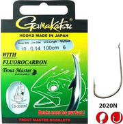 Trout Master Fluorocarbon LS2020N Onderlijn Haakmaat 8 0.16mm 100cm